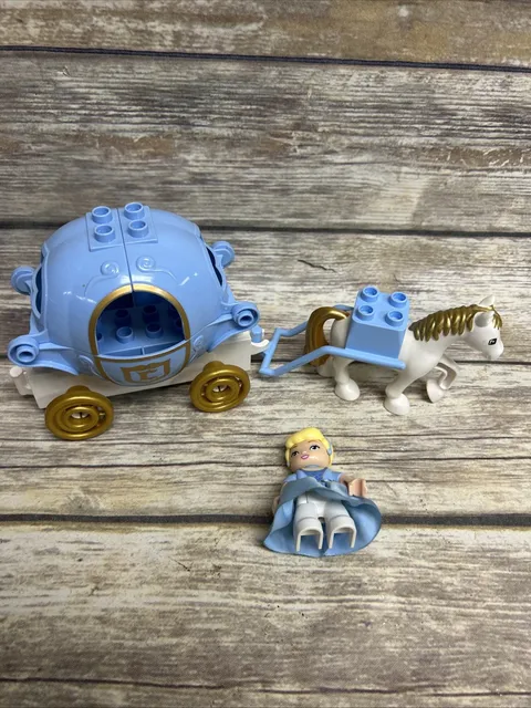Duplo Disney Princess Carriage Coach Horse Harness Cinderella  Lot