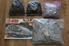 LEGO Star Wars: First Order Star Destroyer (75190) 95% Complete (See Desc)