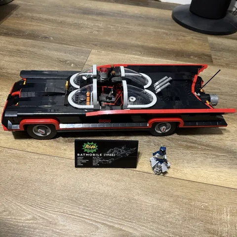 LEGO DC Batman Batmobile (1966) 76328 1822pcs Display Stand Included