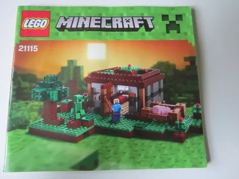 Lego Building Instructions Minecraft 21115