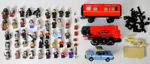 Lego Harry Potter 75968 Flying Car 75955 Hogwarts Express & 45 Minifigures Lot
