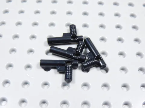 LEGO Lot of 4 Black Nozzle Gun Weapon Minifig BS