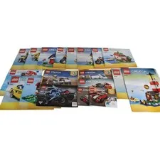 Lot of Lego Creator Technic User Manuals