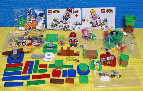 Lego Lot Super Mario Adventures Starter Course 71360 & 71403 incomplete Parts