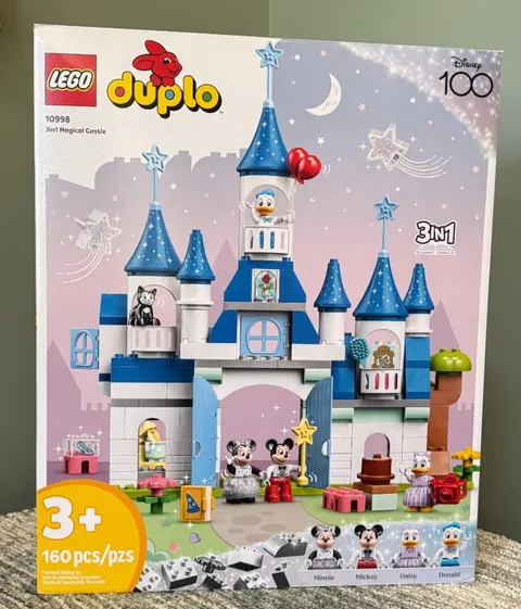 LEGO DUPLO (10998) Disney 3in1 Magical Castle Mickey Minnie Daisy Donald 3+ NISB