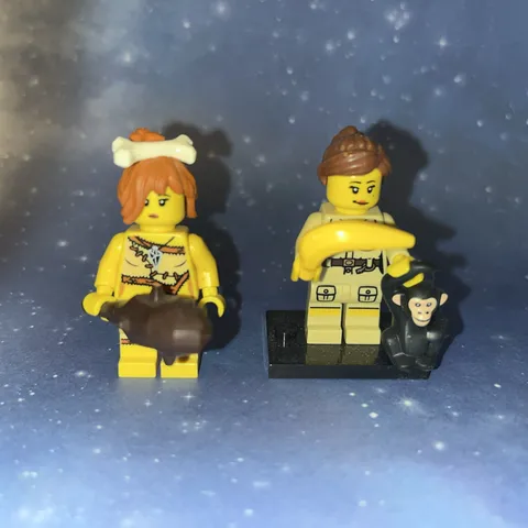 LEGO*CMF Collectible Mini-Figures* Series 5*Zookeeper* Cave Women*100% Complete!