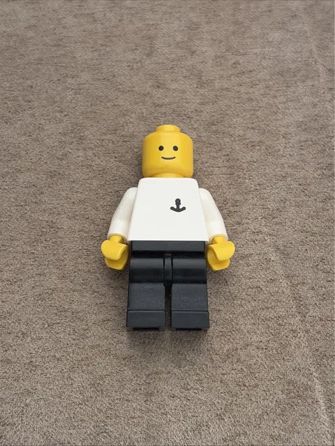 LEGO Classic Town Harbor Boatman Boat Worker Minifigure 4030 (boat003) No Hat