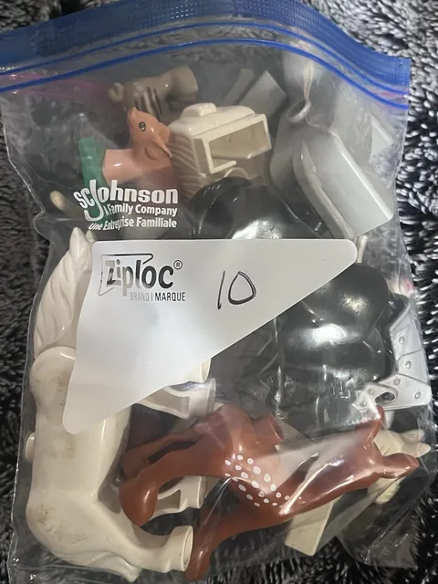 LEGO Multicolor Animals & Vehicle Car Parts Bulk Lot Plastic in Bag Horse