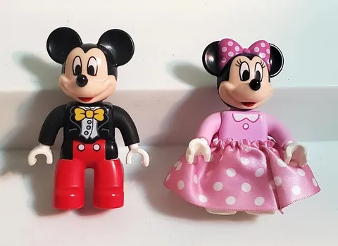 LEGO DUPLO Disney 2pc Lot Mickey Minnie Mouse figures