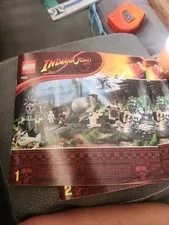 LEGO Indiana Jones 7623 Temple Escape Instruction Manuals ONLY Books 1 & 2 Used