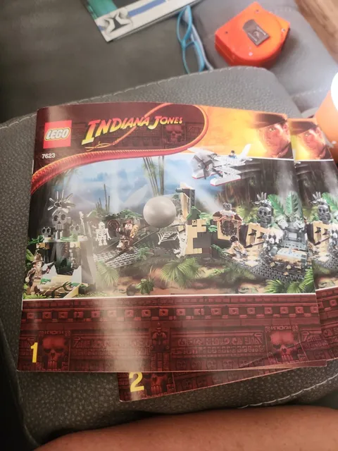 LEGO Indiana Jones 7623 Temple Escape Instruction Manuals ONLY Books 1 & 2 Used