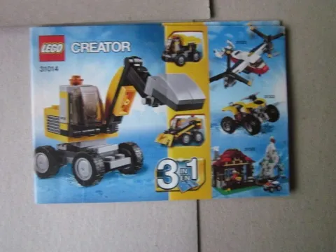 Lego Creator Building Instructions Instruction 31014 Three in 1