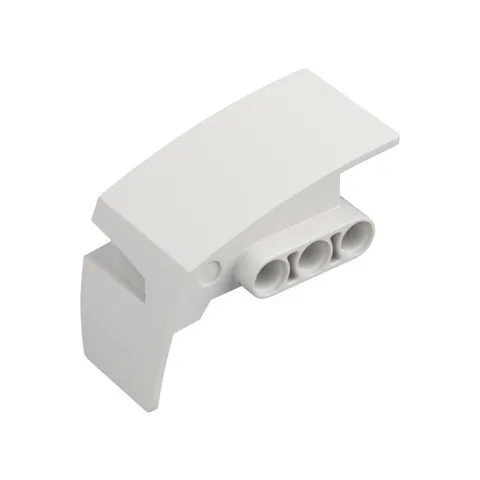 LEGO 4x White Technic, Panel Car Mudguard Right inv.600