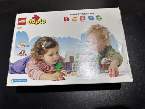 LEGO duplo set 10976, Santa’s Gingerbread House, factory sealed, dented box
