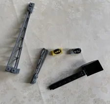 LEGO Gray Supports, Steering Wheels