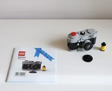 LEGO 6392343 Vintage Camera Complete w/Manual *NO Box* Promo Adult Owned