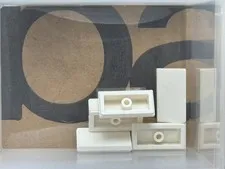 LEGO Parts - White Slope 30 1 x 2 x 2/3 - No 85984 - QTY 5