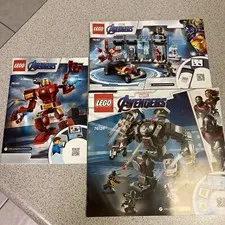 LEGO Manuals 76124 76167 76140 Marvel Avengers Instruction Manuals ONLY