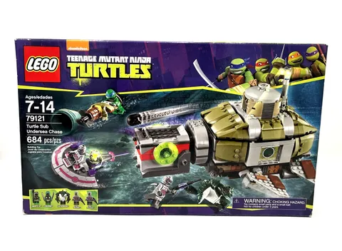 LEGO Teenage Mutant Ninja Turtles Turtle Sub Undersea Chase 79121 Sealed Retired