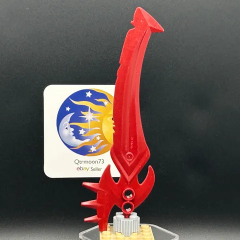 LEGO Brand KNIGHTS KINGDOM Large Figure VLADEK Weapon PART ~54291~ DARK RED x1