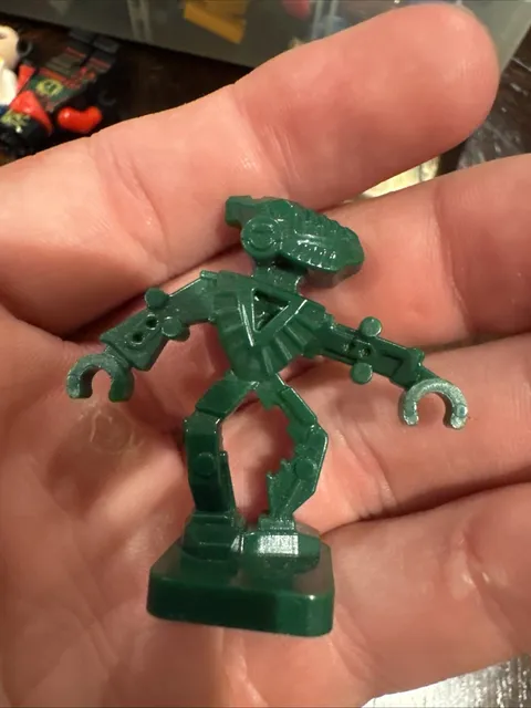 Lego Minifigure Bionicle Mini Toa Hordika Matau Dark Green vintage Part # 51636