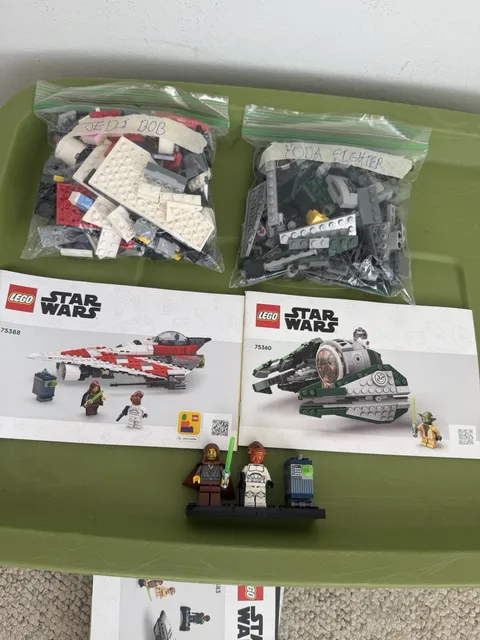 LEGO Star Wars Jedi Boba Fett Starfighter 75388 And Lego Star Wars Yoda