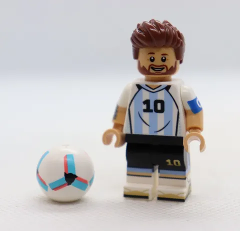 Lionel Messi 43011 Argentina Soccer Football Player LEGO® Minifigure Mini Figure