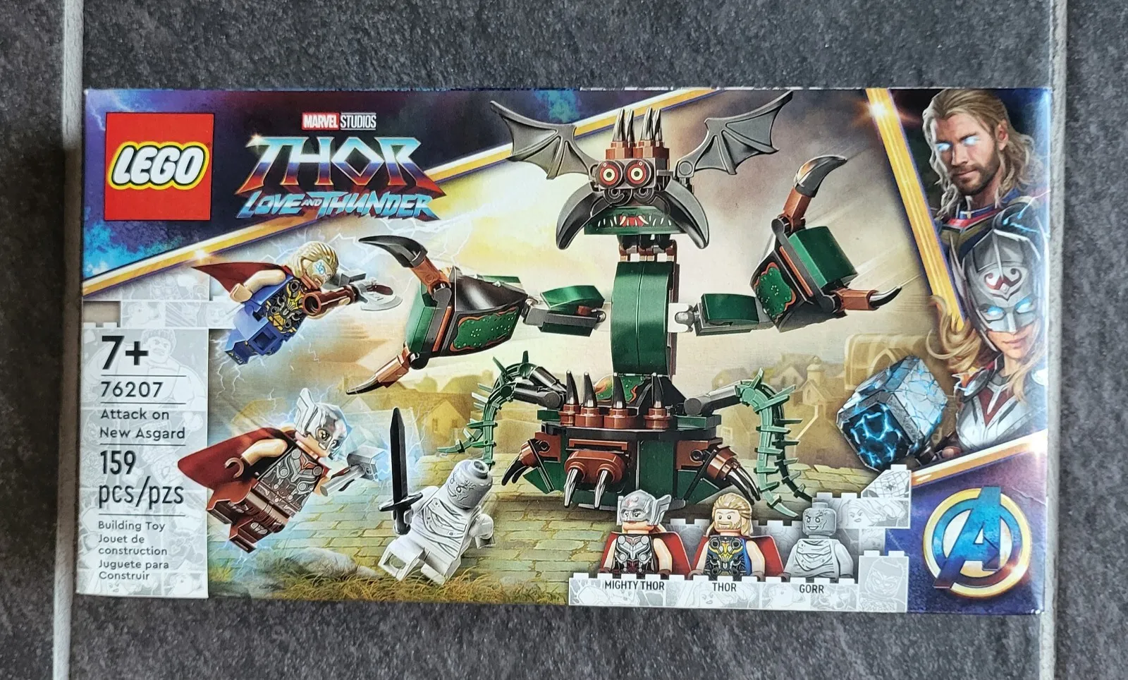 LEGO Marvel Thor: Love and Thunder Attack on New Asgard 76207 159pcs Boxed