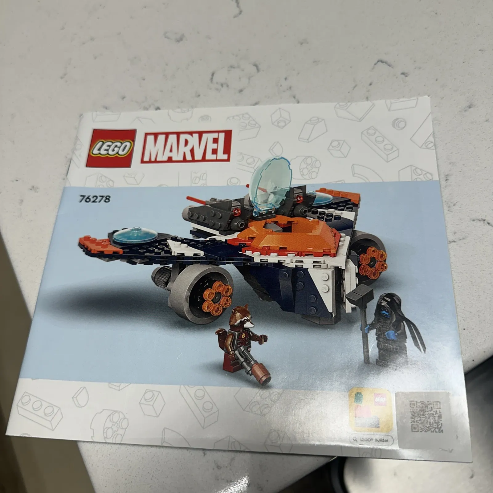 Lego Marvel 76278 Rockets Warbird Instruction Manual Guide Booklet Only