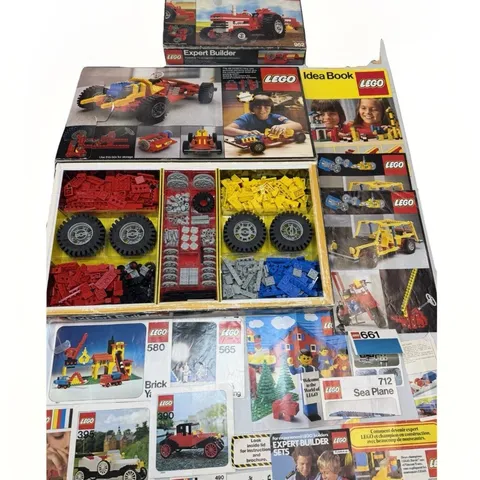 Vintage LEGO Lot Motor Expert Builder Set Auto Car 956 952 instruction box Books