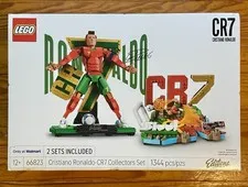LEGO Editions Cristiano Ronaldo CR7 Collectors Set 66823 2 Sets 1344 pcs
