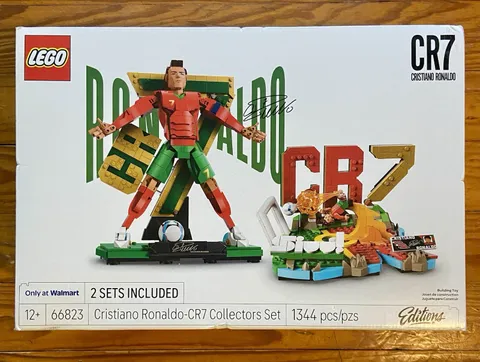 LEGO Editions Cristiano Ronaldo CR7 Collectors Set 66823 2 Sets 1344 pcs