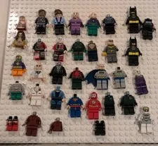 Lego Batman DC Super Heroes Huge Minifigures Bulk Lot Retired