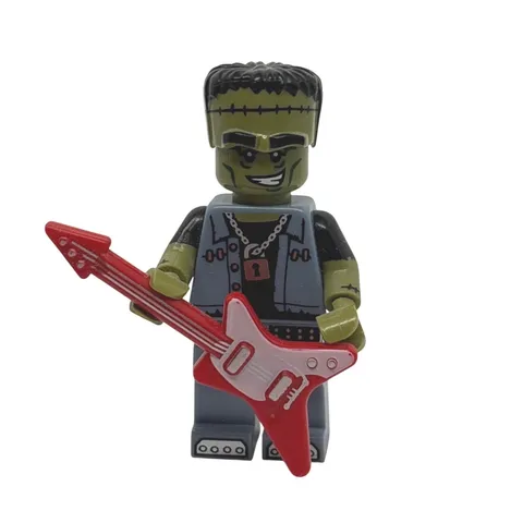 LEGO Monster Rocker Frankenstein Guitar Series 14 Minifigure 71010 Halloween