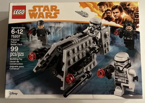 Lego Star Wars Imperial Patrol Battle Pack 75207 New Box has Damage Sealed