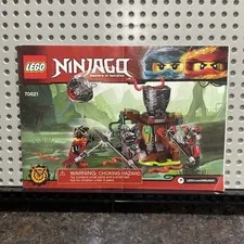 Lego Ninjago The Vermillion Attack 70621 Instructions Manual Booklet Only