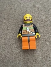 Lego City Firefighter Minifigure