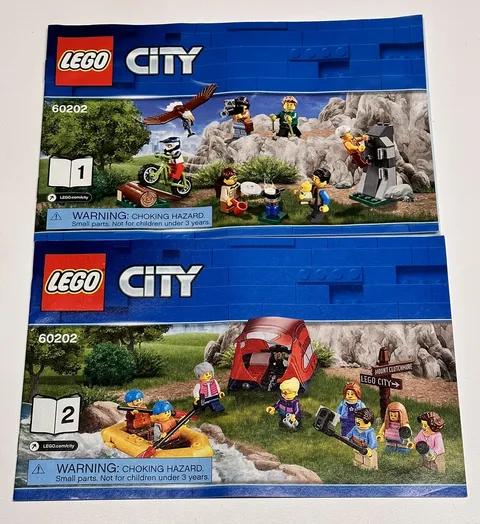 Lego City 60202 Instructions Manuals Only No Figures. No Bricks.