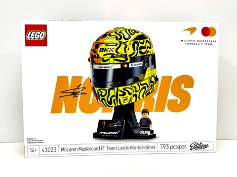 Lego Editions: McLaren Mastercard F1 Team Lando Norris Helmet (#43023) | *NEW*