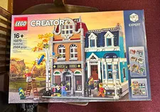 BOX AND MANUALS ONLY! LEGO Creator Expert 10270 Bookshop 2504pc