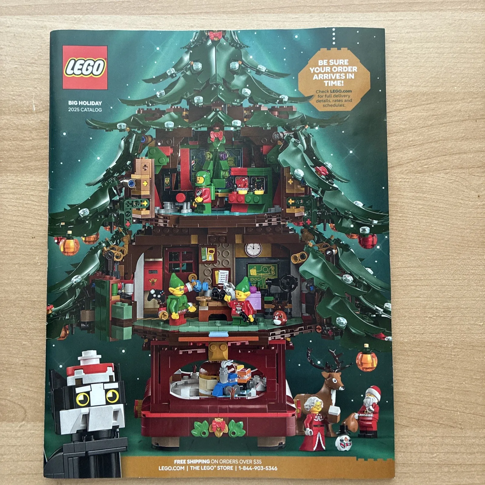 Lego Big Holiday Catalog 2025 80 Pages Toy Wish List Magazine Death Star