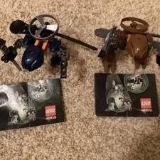 LEGO BIONICLE: Rahaga Pouks And Gaaki  (4869, 4868), 100% Complete
