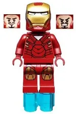 LEGO® Minifigure Super Heroes sh0015 Iron Man Mark 6 Armor Small Helmet Visor Fo