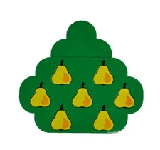 LEGO Green Tree Curved with Pears (6214 / 82342) Classic Freestyle