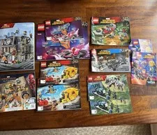 Lot 12 LEGO Super Heroes Spiderman Instruction Manual Comics 75108 76128 76081