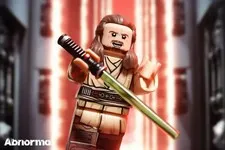 LEGO Star Wars Abnormal Custom Qui Gon Jinn Pad Printed Minifigure NEW