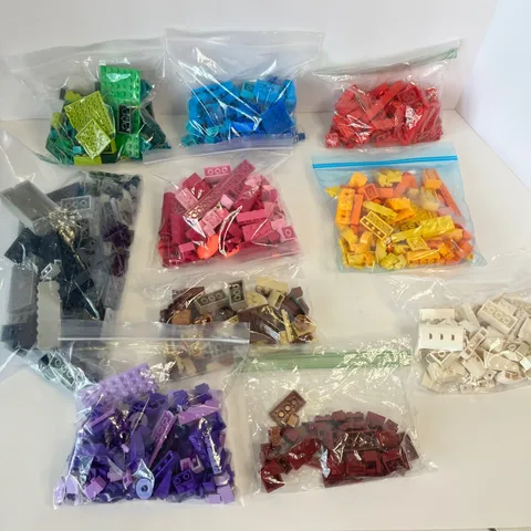 LEGO Bulk Lot 2 lbs Assorted Bricks Plates Specialty Pieces Rainbow Colors