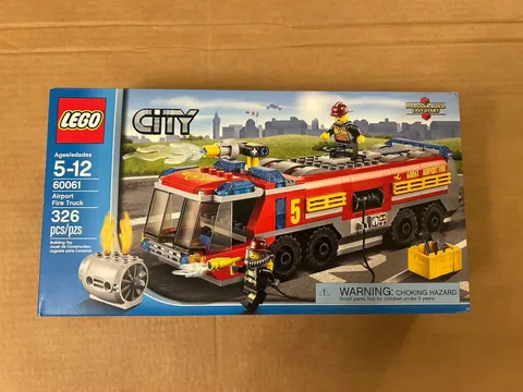 LEGO CITY: Airport Fire Truck (60061)-Brand New In Factory Sealed Box
