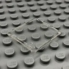 LEGO 51266 Trans Clear Glass for Window 1 x 3 x 3 Flat Front (x1)
