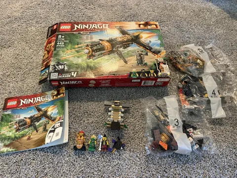 LEGO NINJAGO Legacy Boulder Blaster 71736 With Manual & Box Partially Sealed